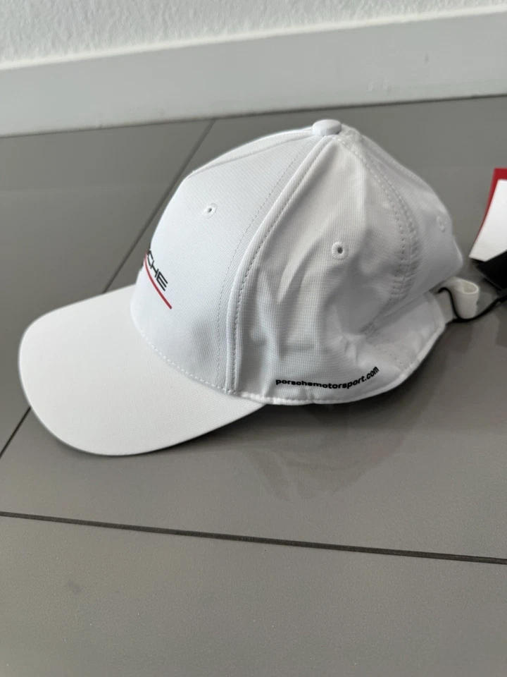 Official Porsche Motorsport Racing Baseball Cap / White Driver's Hat - Image 2 of 4