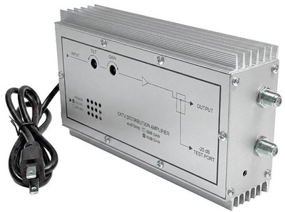 Premium Coax TV Signal Booster Amplifier │ Digital CATV QAM UHF Premium Coax TV Signal Booster Amplifier │ Digital CATV QAM UHF