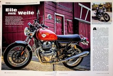 Motorrad Classic 2391) Royal Enfield Interceptor 650 mit 48PS besser als...?