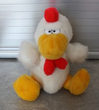 Angry Huhn Kuscheltier sitzend weiß 22 cm Pl...