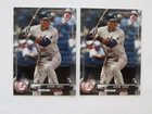 (2) 2017 AARON JUDGE BOWMAN  ROOKIE CARDS