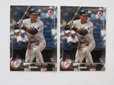 (2) 2017 AARON JUDGE BOWMAN  ROOKIE CARDS
