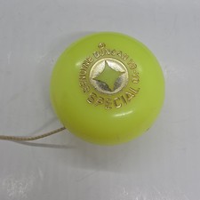 Vintage Genuine Duncan Yo-yo SPECIAL in Bright Neon Yellow
