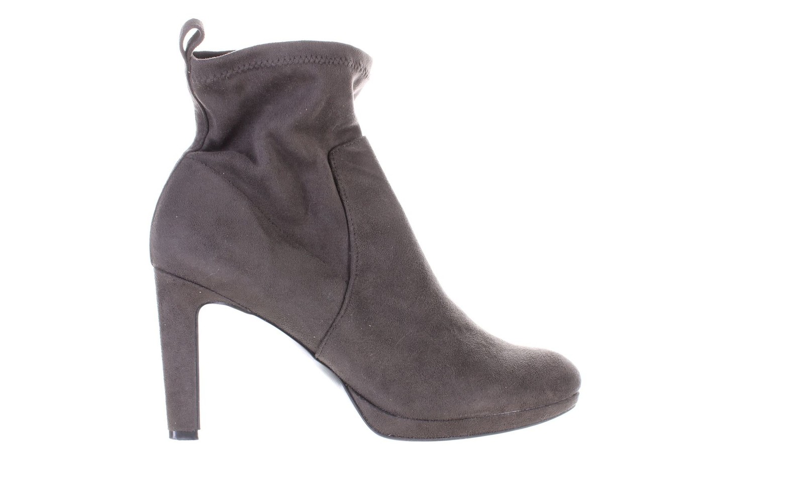 LifeStride Womens Jersey Taupe Ankle Boots Size 10 (7736984)