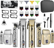 Hair Clippers for Men Professional,Beard Trimmer Kits Sets, Cordless Mens Hair