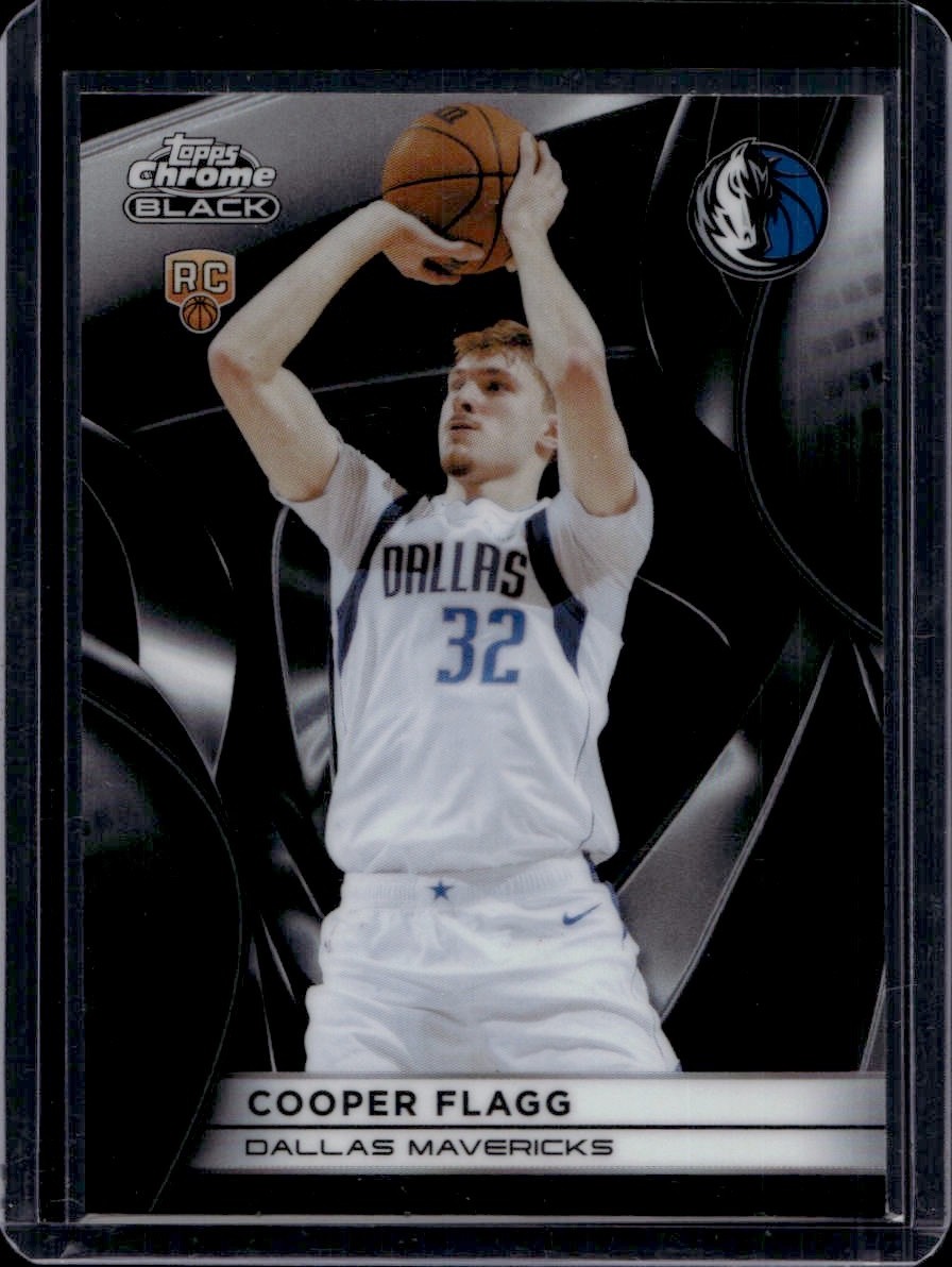 Cooper Flagg 2025-26 Topps Chrome Black #101 Rookie RC