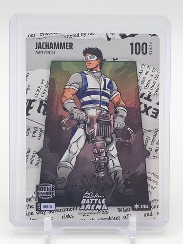 JACHAMMER 2026 BO JACKSON BATTLE ARENA FIRST ED AUTO #HBF-37 STEEL Q3735