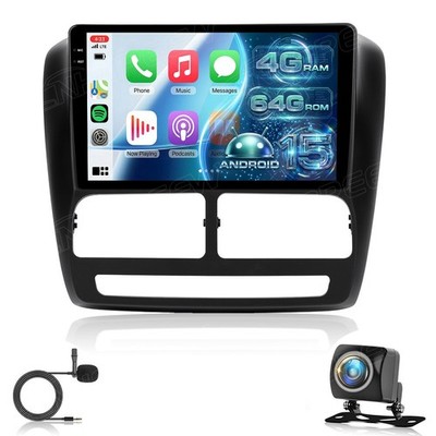 4+64GB Android 15 CarPlay Autoradio GPS Navi Für Fiat Doblo MK2/Opel Combo D KAM