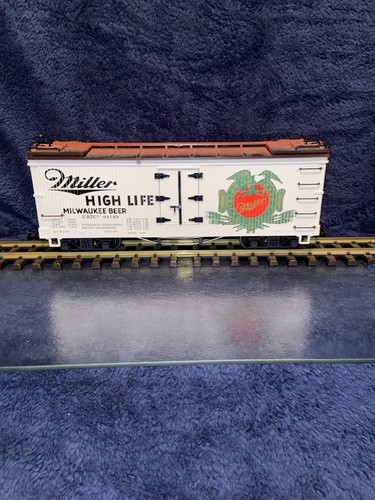 LGB Lehman Miller High Life Cerveza Escala G Frigorífico Lado Madera Tren Vagón 93169 | Zustand: Used
