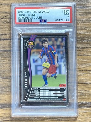 Panini WCCF Card #287 Lionel Messi 2005-06 European Clubs PSA 7 | eBay