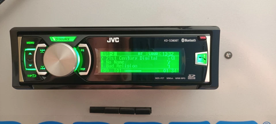 JVC KD-SD 80BT! 1-DIN-AUTORADIO! neuwertiger Zustand und komplettes Zubehör! - Bild 3 von 4