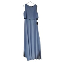 Lulus Slate blue sleeveless gown NWT