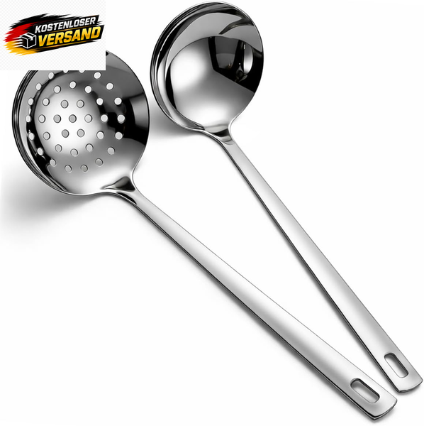 Berglander Sieb SchöPflöFfel Und Suppenkelle 2 StüCk, Edelstahl SchaumlöFfel Sch-image