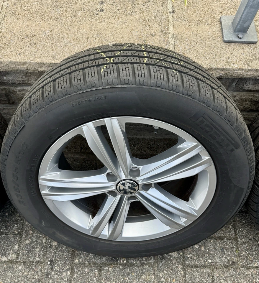 Original VW Tiguan + Allspace Winterräder 18 Zoll Sebring Alufelgen 235/55 R18 - Bild 3 von 4