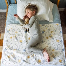 Tuckable Bed Wetting Pads Toddlers Reusable Waterproof 39x29 Inch Absorbent