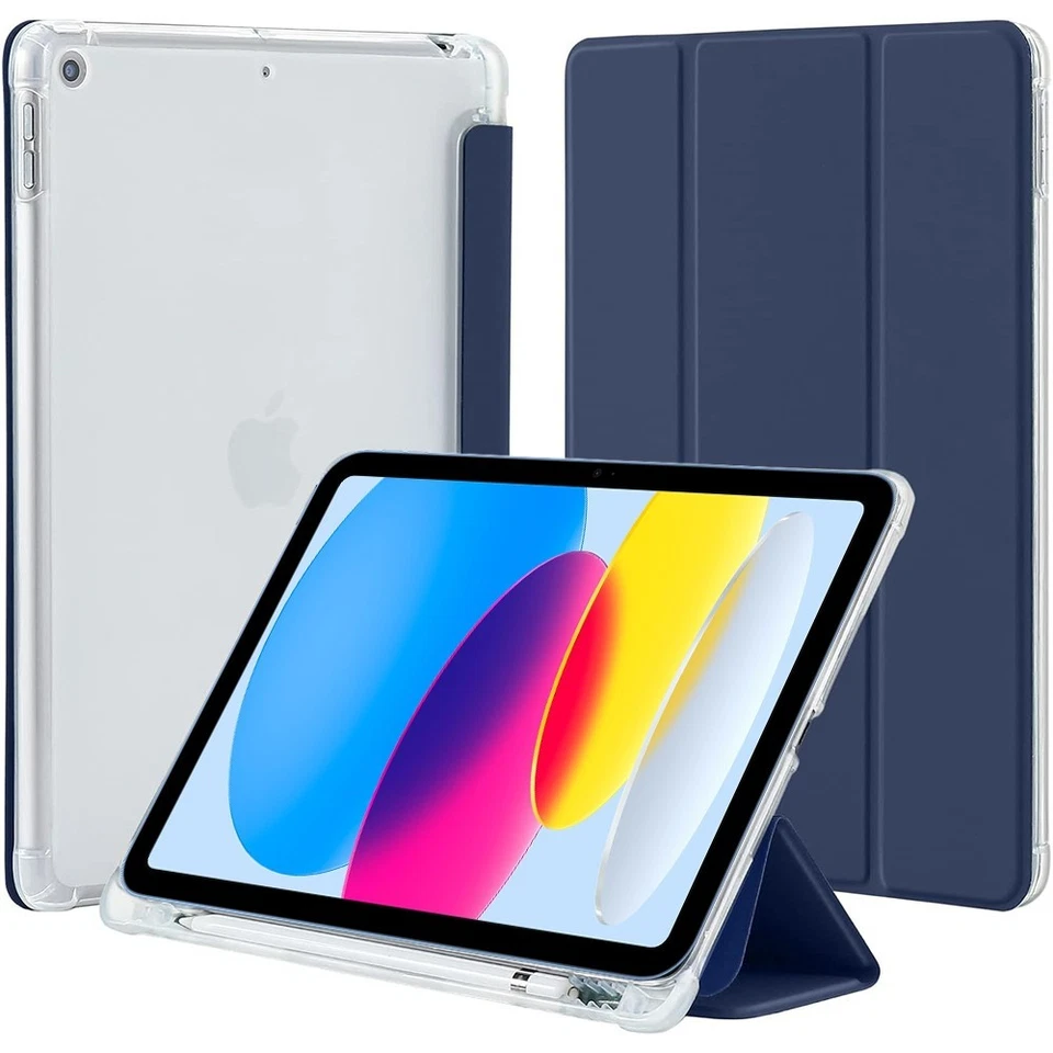 Coque pour iPad A16 iPad Air 10,9/11/13 M2 M3 iPad Pro 11/12,9 avec Porte-Stylet - Photo 2/4