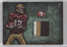 2012 Topps Inception Rookie Patch Relics Green /25 AJ Jenkins #RP-AJJ Patch RC