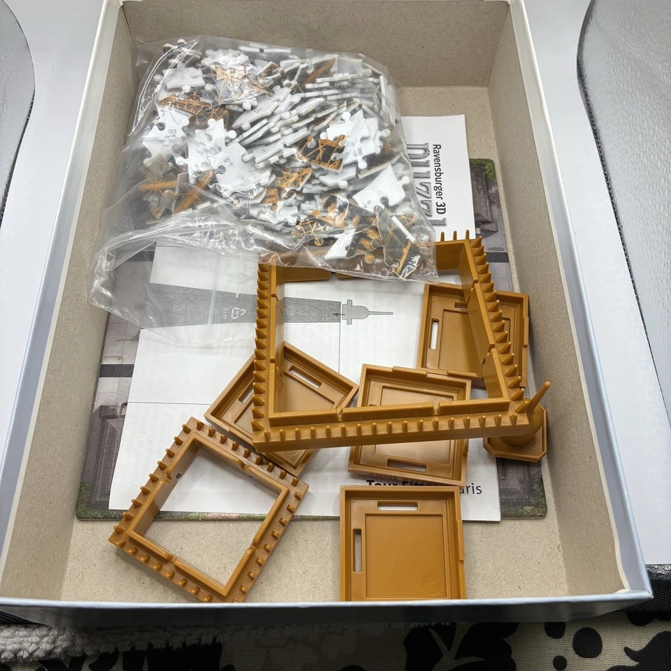 Rompecabezas 3D Ravensburger Torre Eiffel París 3D, 2011, nuevo en envoltura retráctil Foto 3 de 3