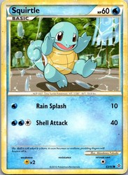 Squirtle 63/95 Common HeartGold & SoulSilver Unleashed
