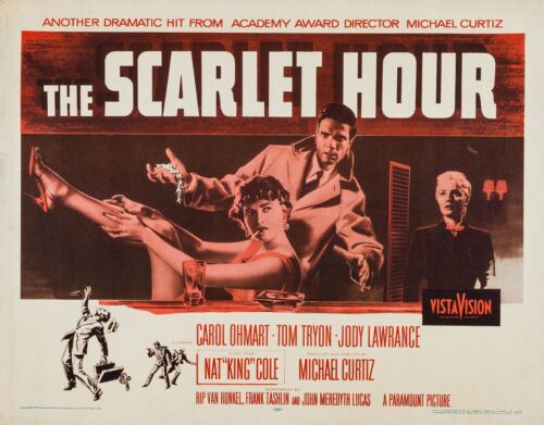 The Scarlet Hour 1956 Dvd. Tom Tyron. copy of public domain film. disc only - Zdjęcie 1 z 1