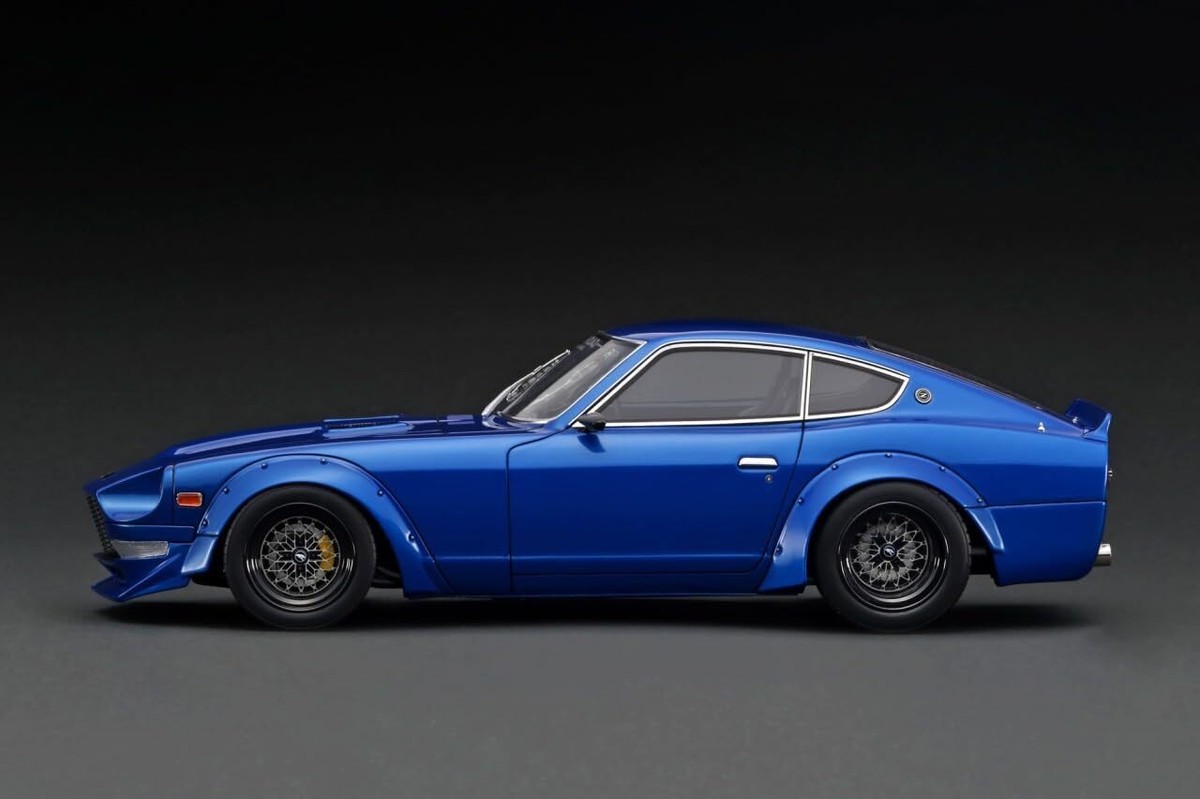 彩火s 1/18 Ignition Model Nissan Fairlady Z S30 Light Blue w/ Box