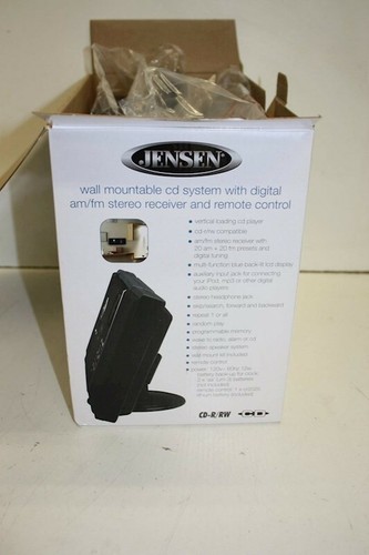 Jensen JEN-JMC-180A Wall Mountable Alarm/CD Player/Music System Remote Black - Picture 6 of 6