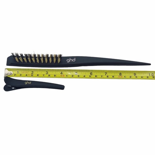 GHD The Final Touch Narrow Dressing Hair Brush + 5 Aligator Crocodile Clips - Picture 5 of 5
