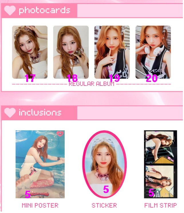 RESCENE - SCENEDROME Official Photocard Film Sticker KPOP KOR