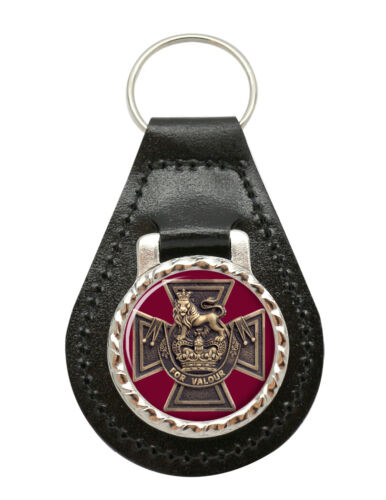 Victoria Cross Leather Key Fob - Afbeelding 1 van 3