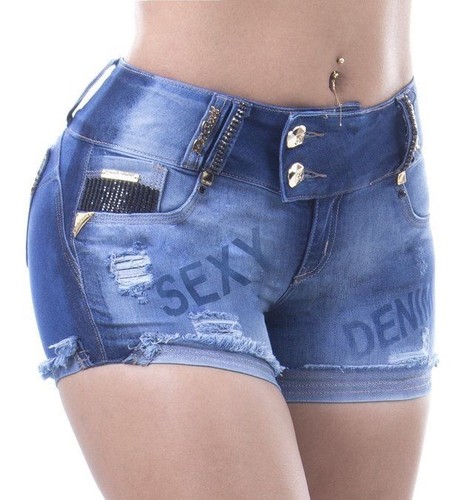 Pit Bull Jeans Shorts Size 1/2 USA (36 