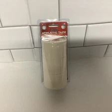 Franklin Athletic Tape White 3 Rolls 1.5” x 10 Yards Each New In Package