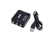 RCA to HDMI Converter Adapter AV 1080P For TV Audio Video Composite CVBS AV2HDMI