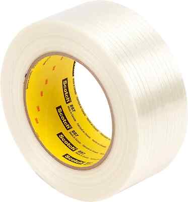 3M Scotch Medium Strength Filament Tape # 897  2'' x 60 yds (48 mm x 55 m)