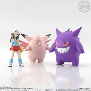 Pokemon Scale World Kanto 1 Figure Set Premium Bandai Leaf Clefable Gengar Ebay