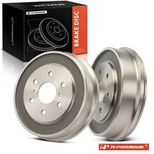 A-Premium 2x Brake Drum Rear for Chevy Silverado 1500 2005-2008 GMC Sierra 1500