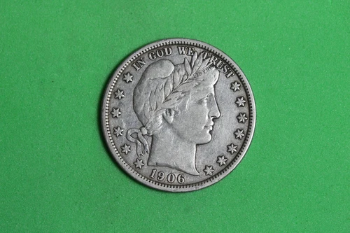 Estate Find 1906 D- Barber Half Dollar!! #K22317