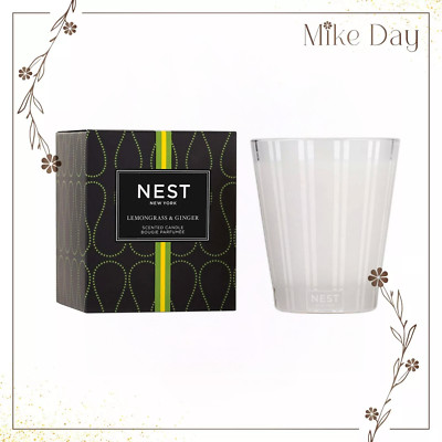 NEST Fragrance Lemongrass & Ginger Classic Candle 8 oz/ 230g Brand New in Box