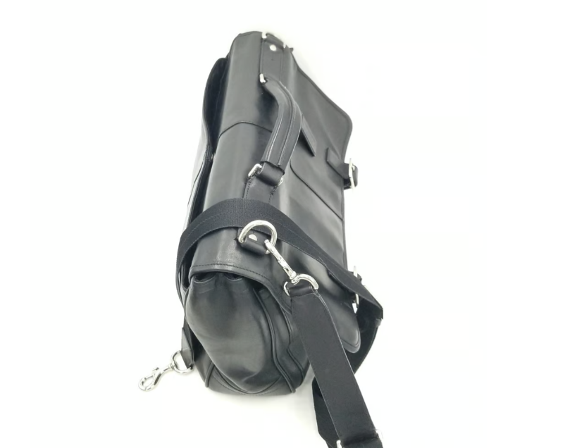Coach LARGE M1269- F70666 Vintage Black Leather Double