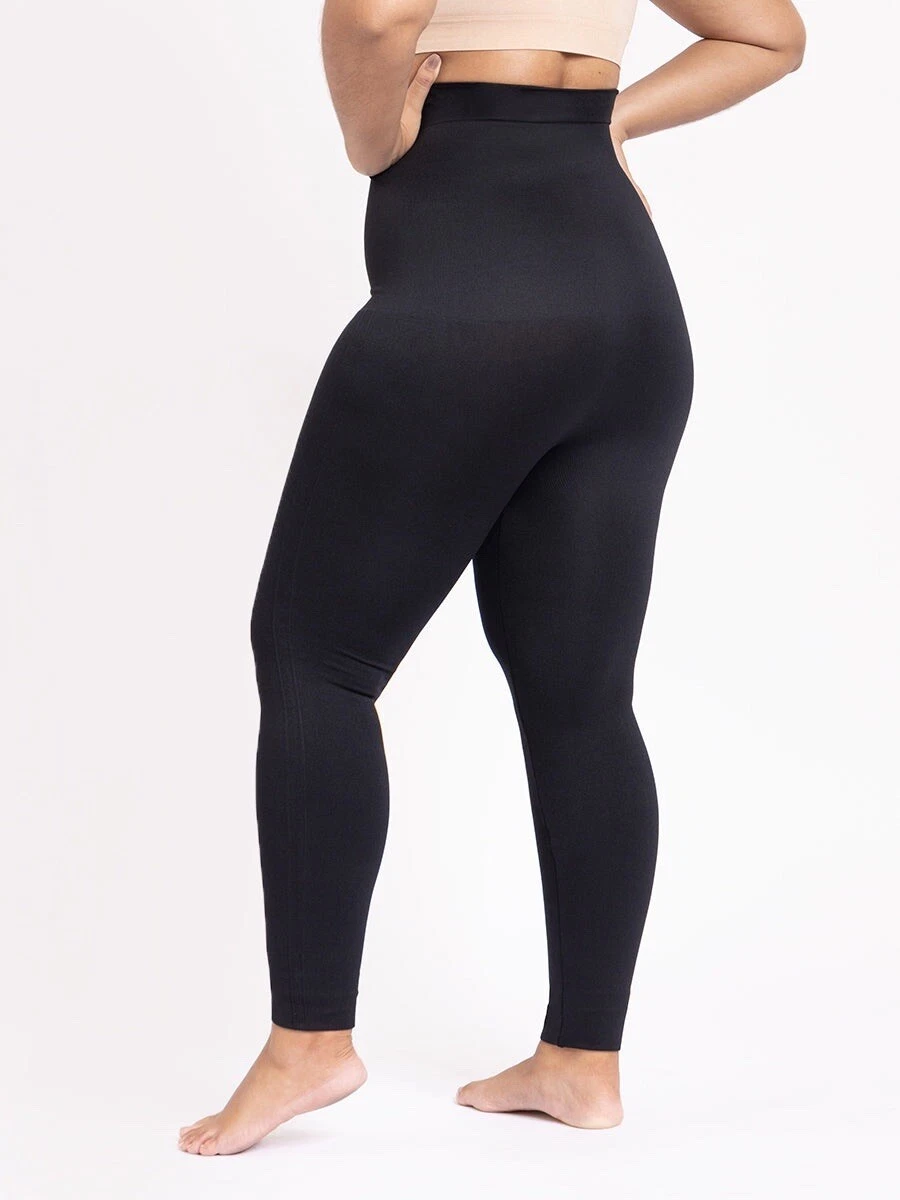 NEW Shapermint Empetua High Waisted Shaping Leggings Black Size 4XL