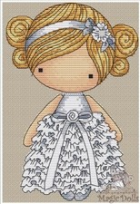 Cross Stitch chart Magic Dolls snowflake