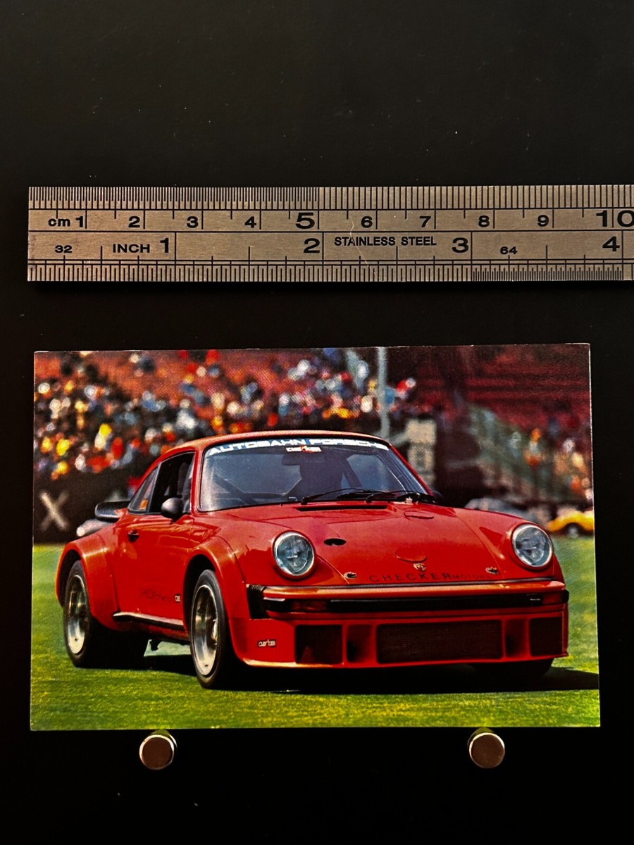 PORSCHE 934 TURBO Super Car Vintage Card Japanese JAPAN Very PORSCHE 934 TURBO Super Car Vintage Card Japanese JAPAN Very