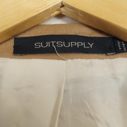 SUITSUPPLY HAVANAFLAP Men Blazer Size 90 (~S EU46 UK36) Notch Lapel Beige Wool - Picture 4 of 10
