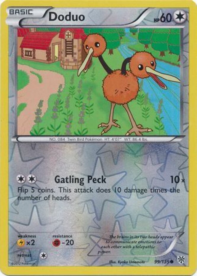 Doduo (Common)[PLS]: Buy and Sell Prices & Values - Pokécazilla
