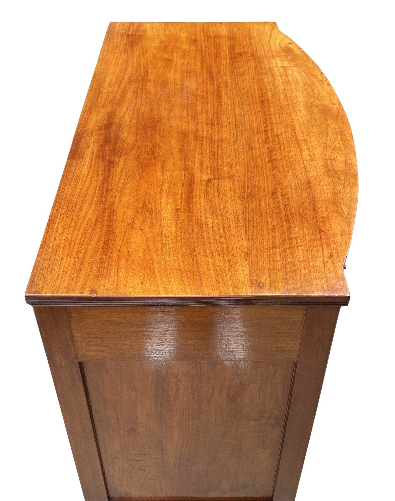 18th Century Antique Sheraton Cherry Bow Front Chest of Drawers