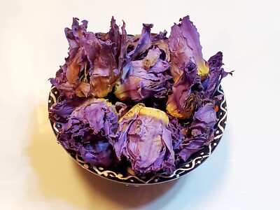 1 oz. Premium BLUE LOTUS Whole Flower Bulbs (Nymphaea Caerulea) Dried Waterlily