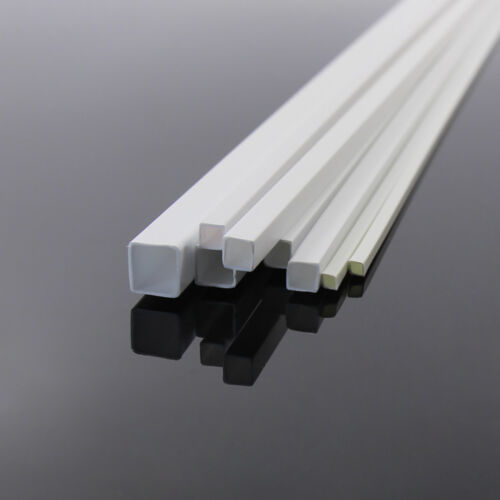 48pcs Styrene ABS Round and Square Rod Pipes Architectual Accessories ABS00 - Picture 9 of 9
