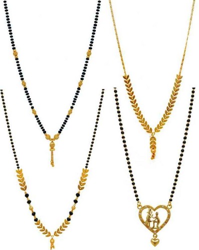One Gram Gold Plated Combo of 4 