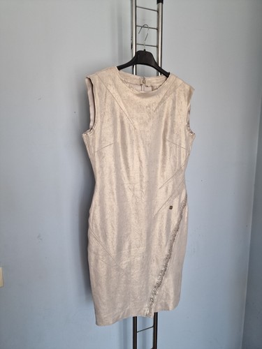 Women's Sportalm silver gray sleeveless dresses dress size 38 - Picture 4 of 17