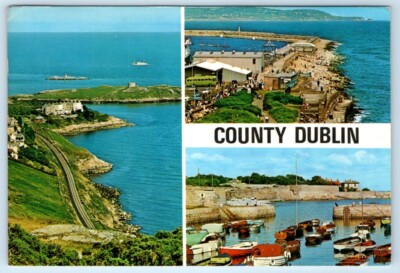 County DUBLIN multiview IRELAND 4x6 Postcard