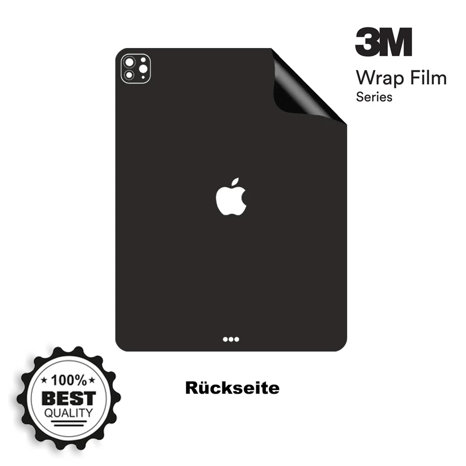 iPad Pro 13 11 Zoll Echtstein Skin Schutzfolie M4 3 2 1 Rückseite  Aufkleber - Bild 3 von 4
